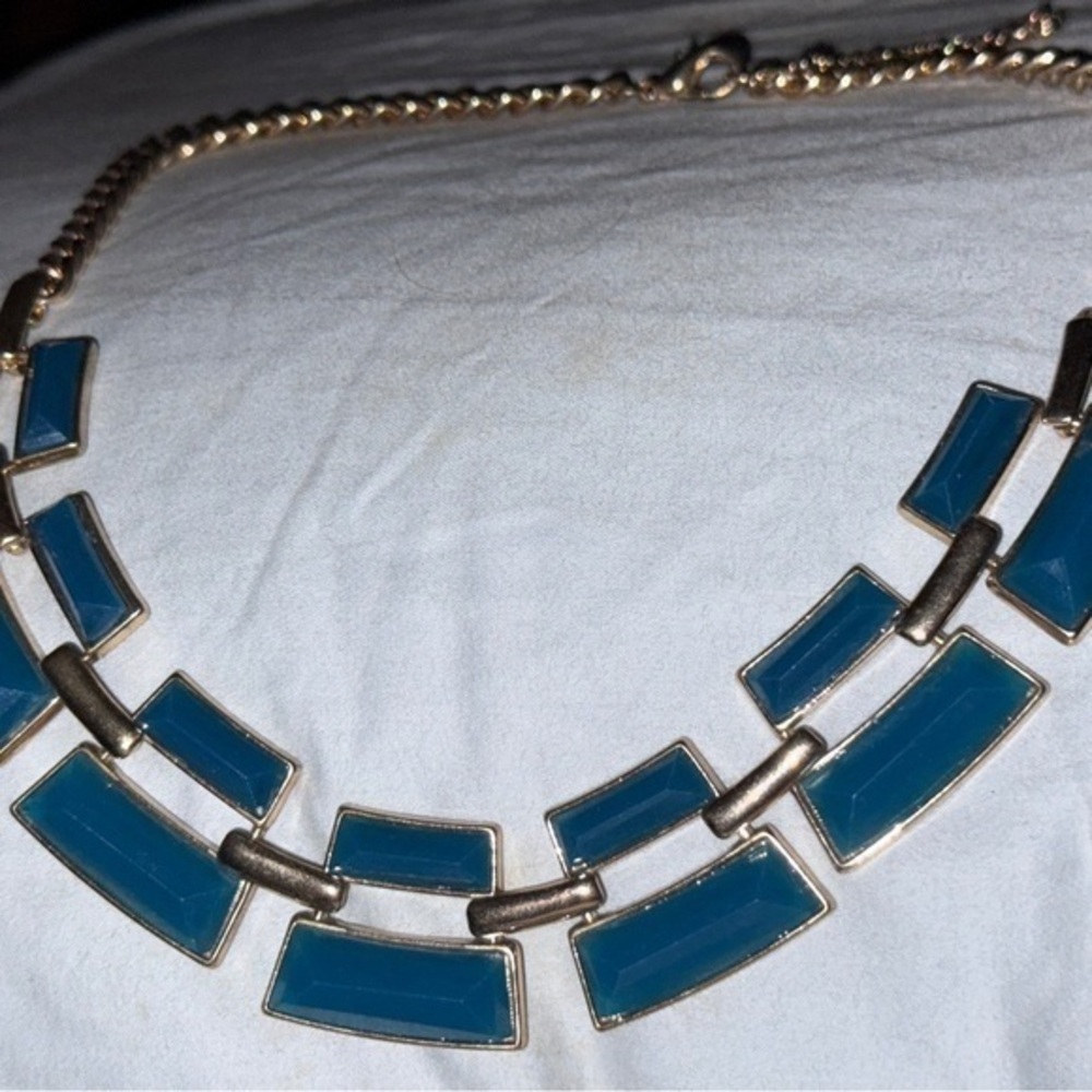 Blue Statement Necklace
